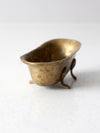 vintage brass bathtub soap dish
