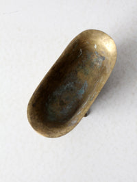 vintage brass bathtub soap dish