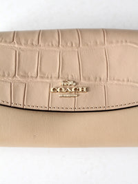Coach exotic trim slim envelope wallet