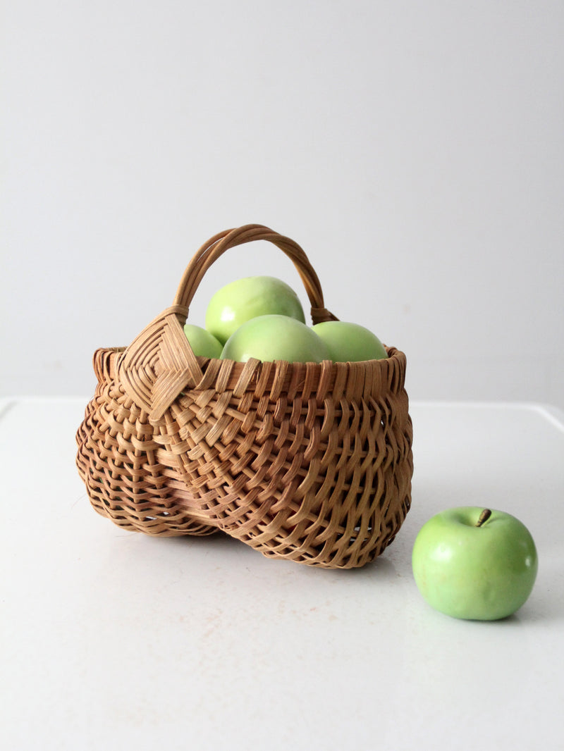 vintage gathering basket