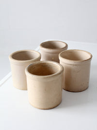 antique stoneware crocks | set of 4