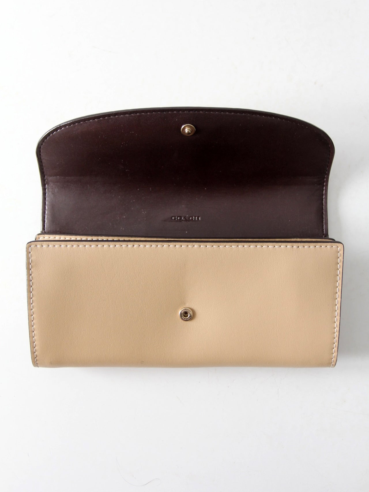 Coach exotic trim slim envelope wallet