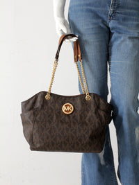 Michael Kors Jet Set  shoulder tote bag