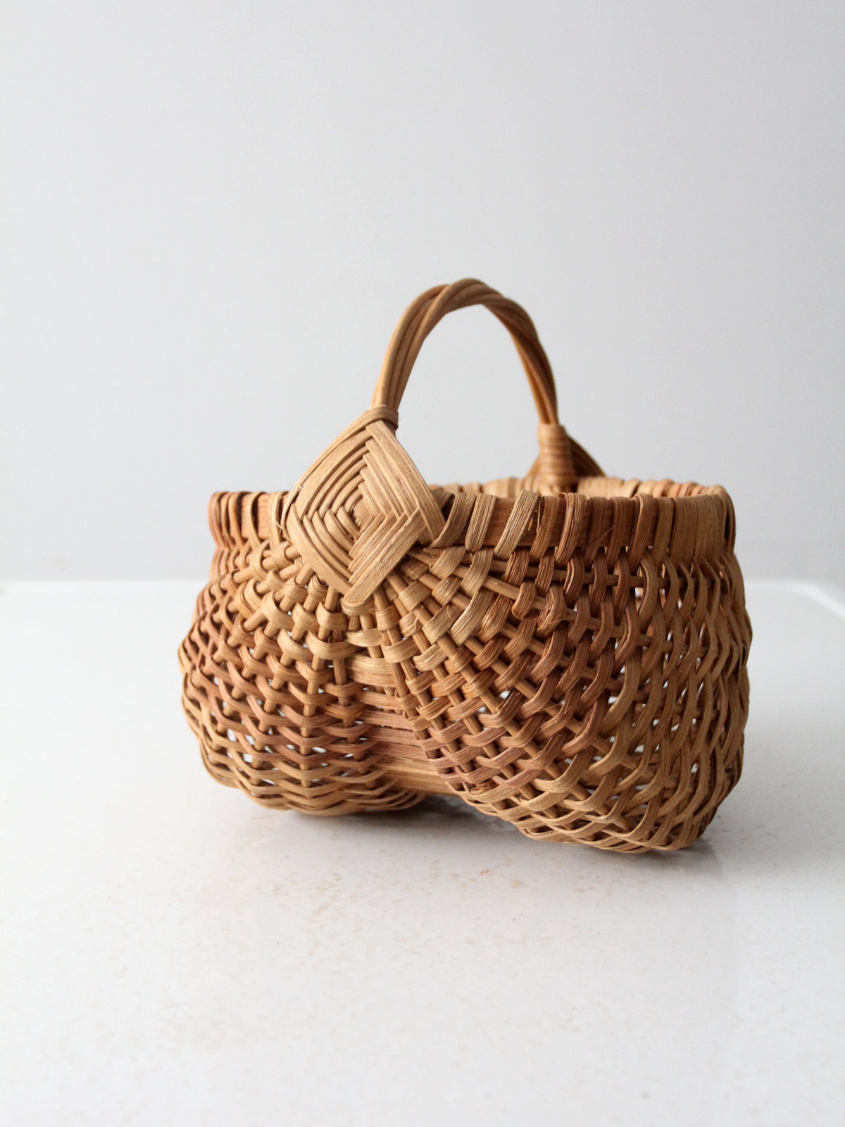 vintage gathering basket