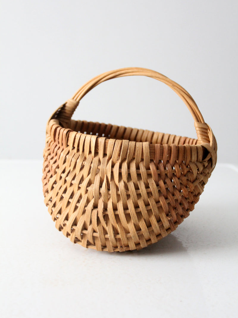 vintage gathering basket