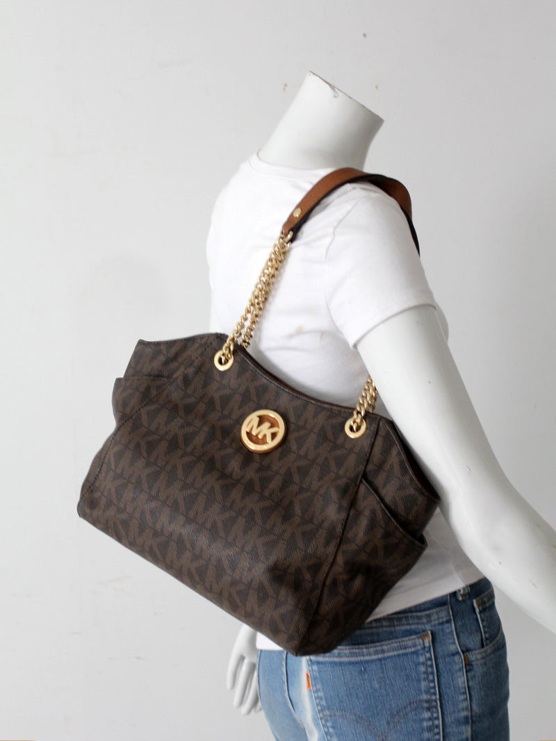 Michael Kors Jet Set  shoulder tote bag