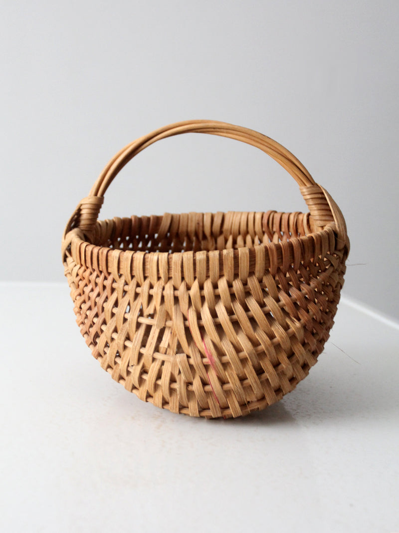 vintage gathering basket