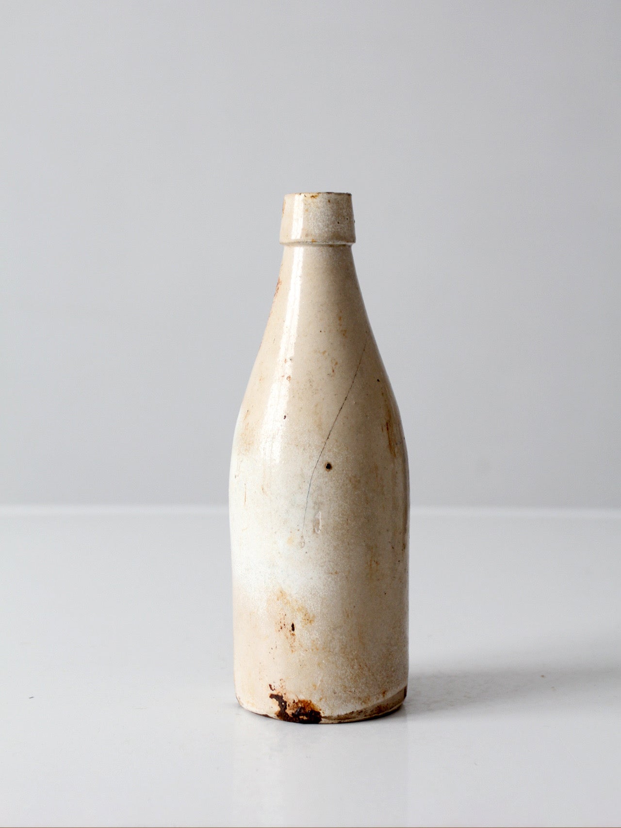 antique English stoneware bottle by Midland Pottery