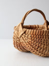 vintage gathering basket
