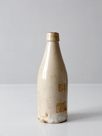 antique English stoneware bottle by Midland Pottery