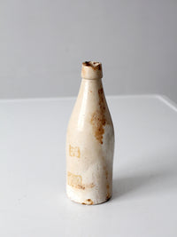antique English stoneware bottle by Midland Pottery