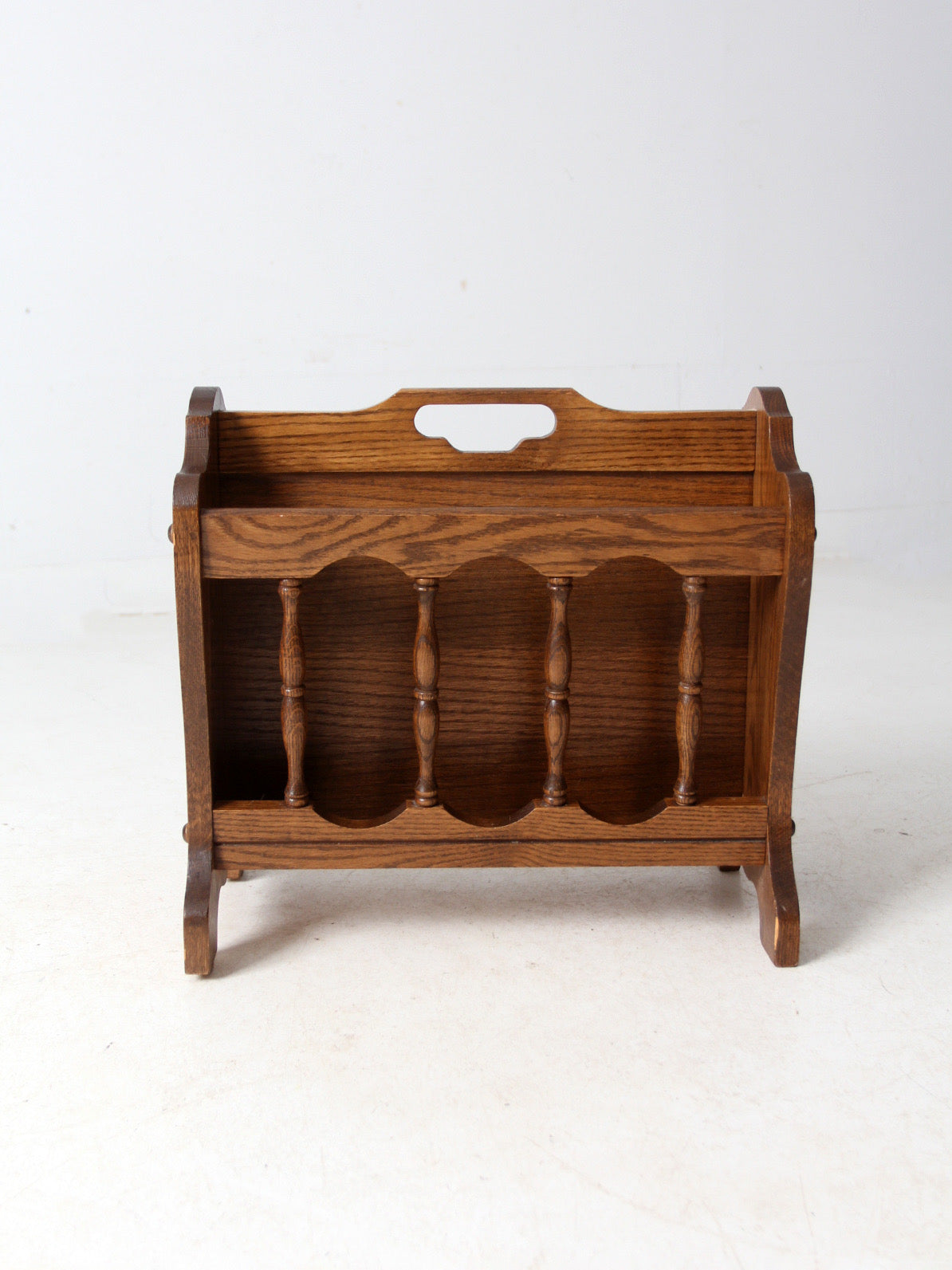 vintage wooden magazine rack – 86 Vintage