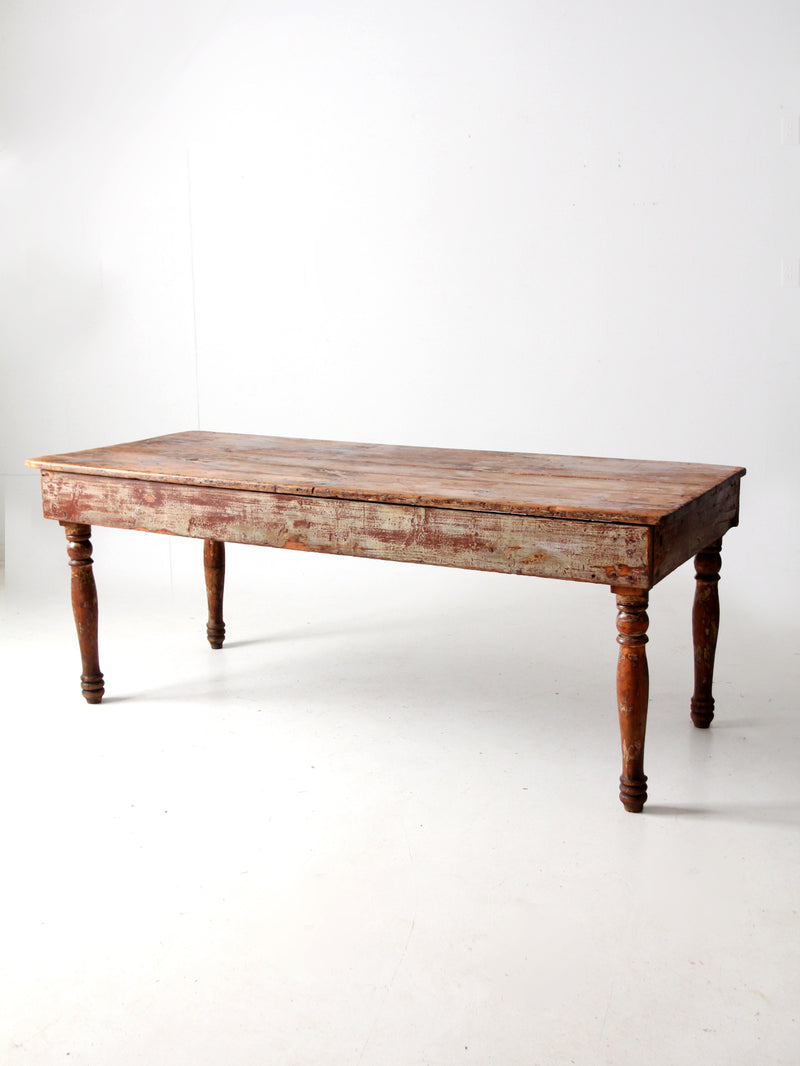 antique farmhouse table