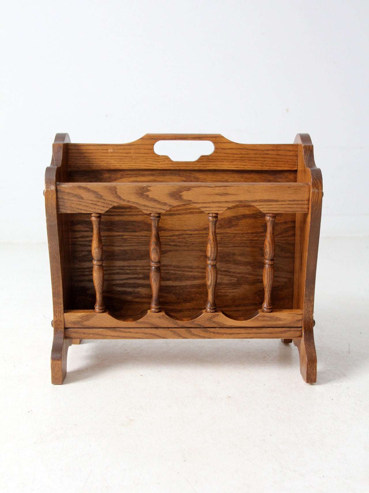 vintage wooden magazine rack – 86 Vintage