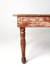 antique farmhouse table