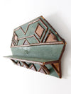 vintage rustic wall shelf