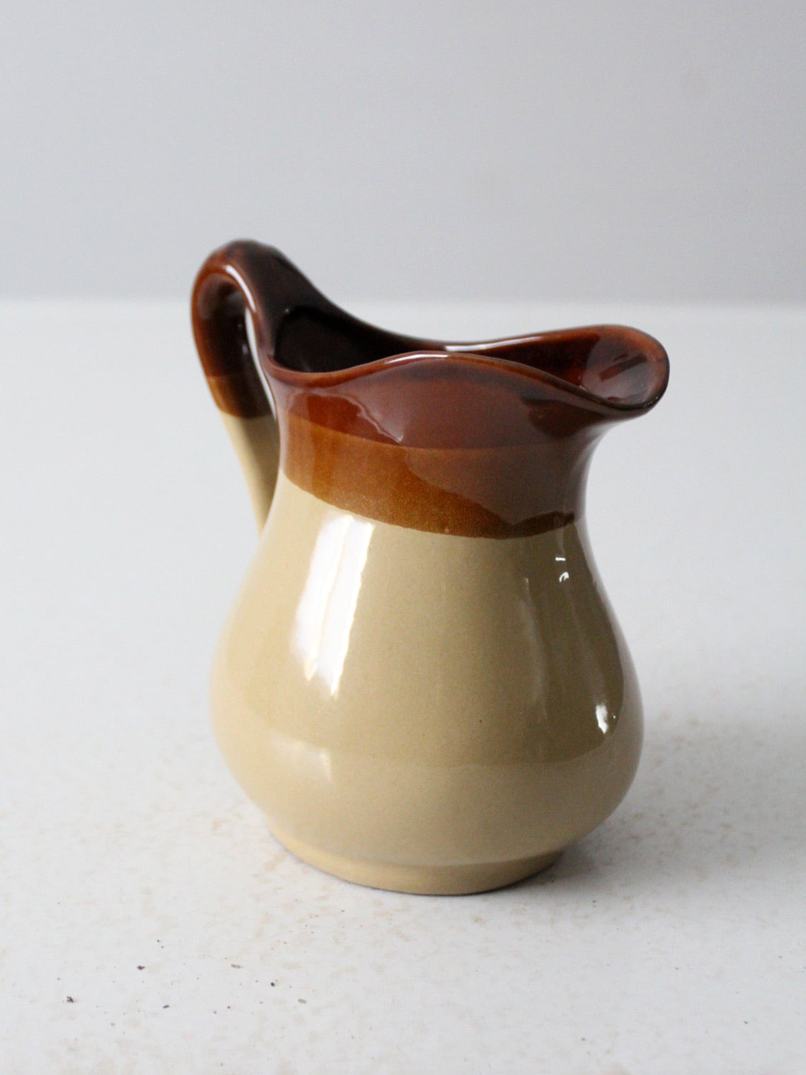 vintage stoneware pitcher