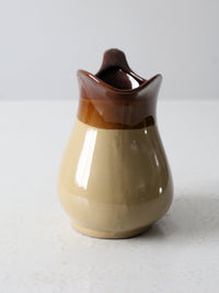 vintage stoneware pitcher