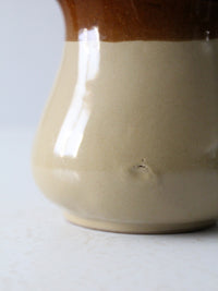 vintage stoneware pitcher