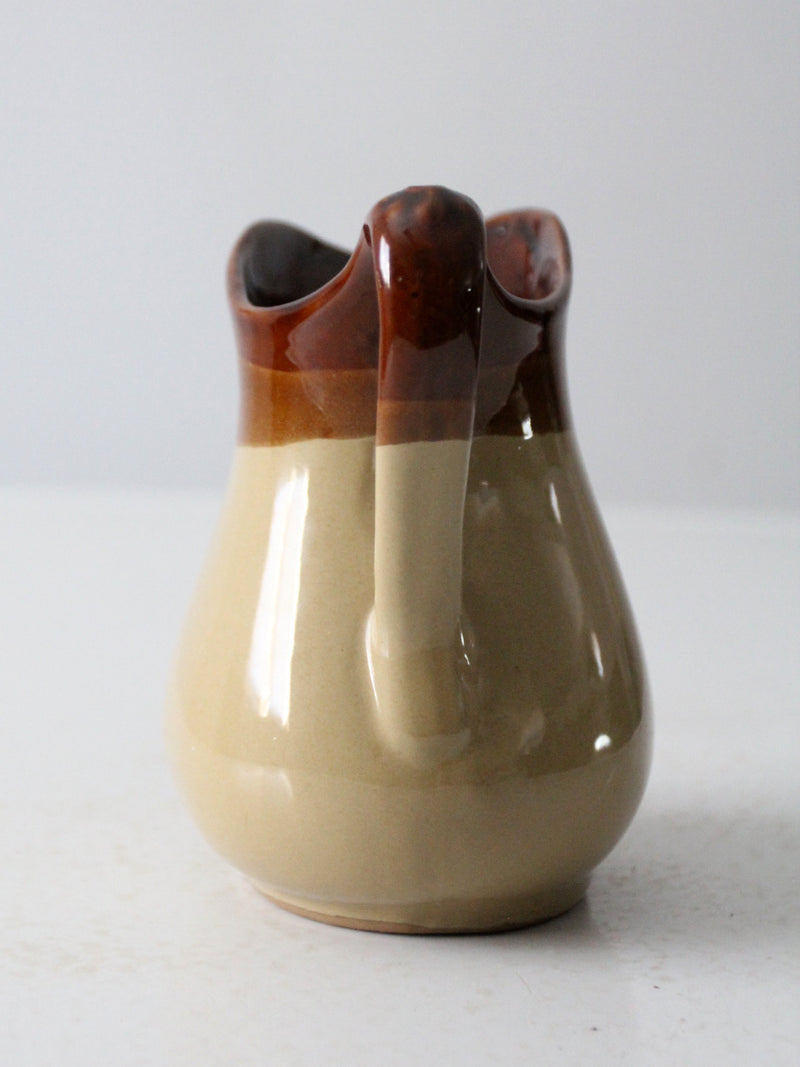 vintage stoneware pitcher