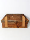 vintage rustic wall shelf