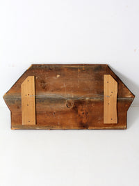 vintage rustic wall shelf