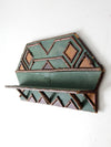 vintage rustic wall shelf