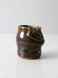 vintage studio pottery vase