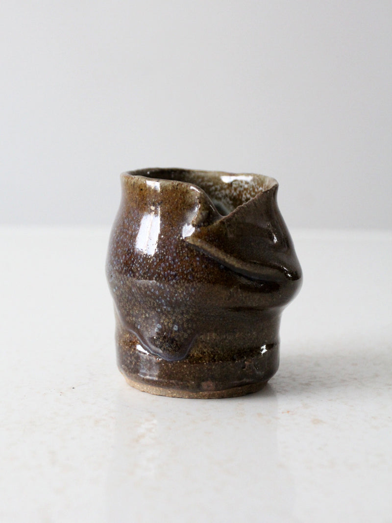 vintage studio pottery vase