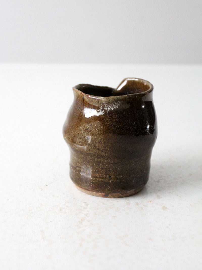 vintage studio pottery vase