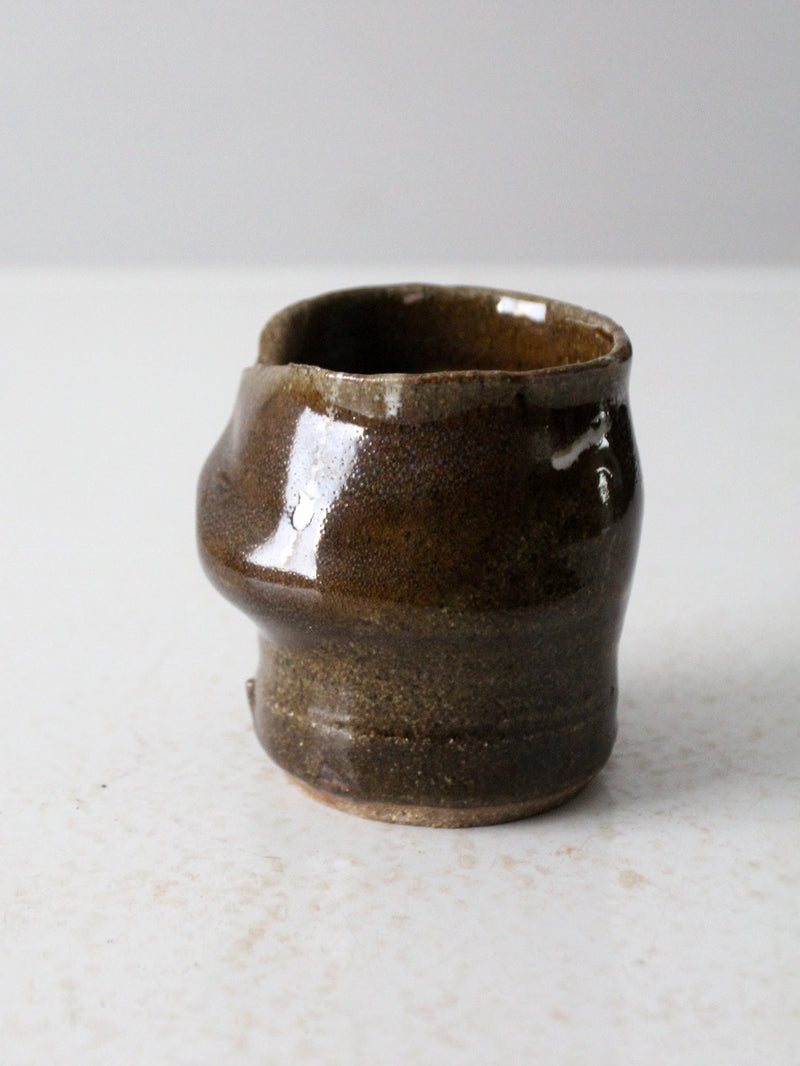 vintage studio pottery vase