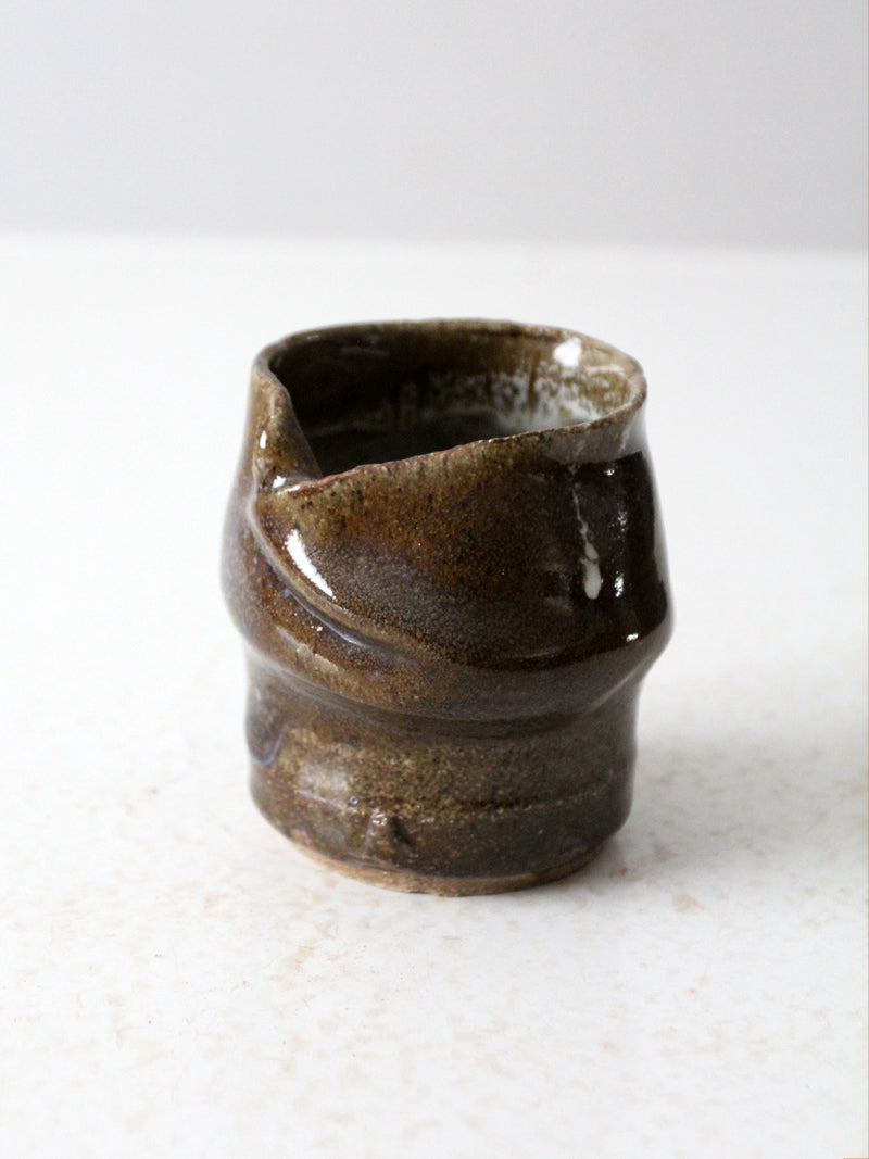 vintage studio pottery vase