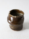 vintage studio pottery vase
