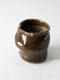 vintage studio pottery vase