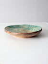 vintage freeform studio pottery platter