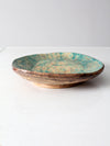 vintage freeform studio pottery platter