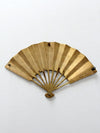 mid century decorative brass fan tray