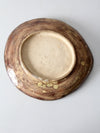 vintage freeform studio pottery platter