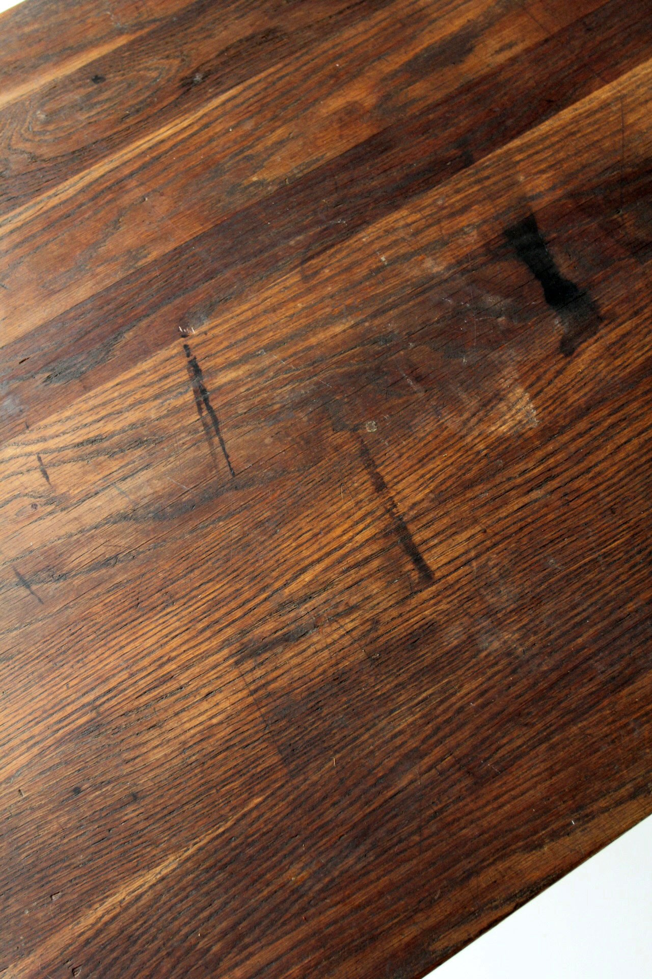 antique oak schoolhouse work table