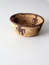 vintage woven coil basket