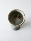 vintage studio pottery chalice