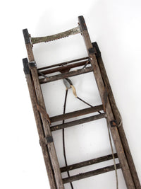 early 20th century Oshkosh Patented Safety Ladder