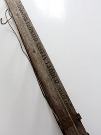early 20th century Oshkosh Patented Safety Ladder
