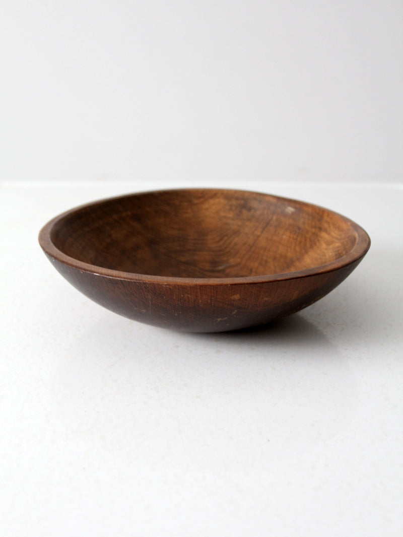 antique wood bowl