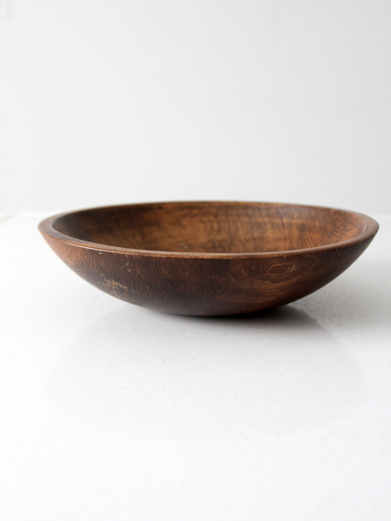 antique wood bowl