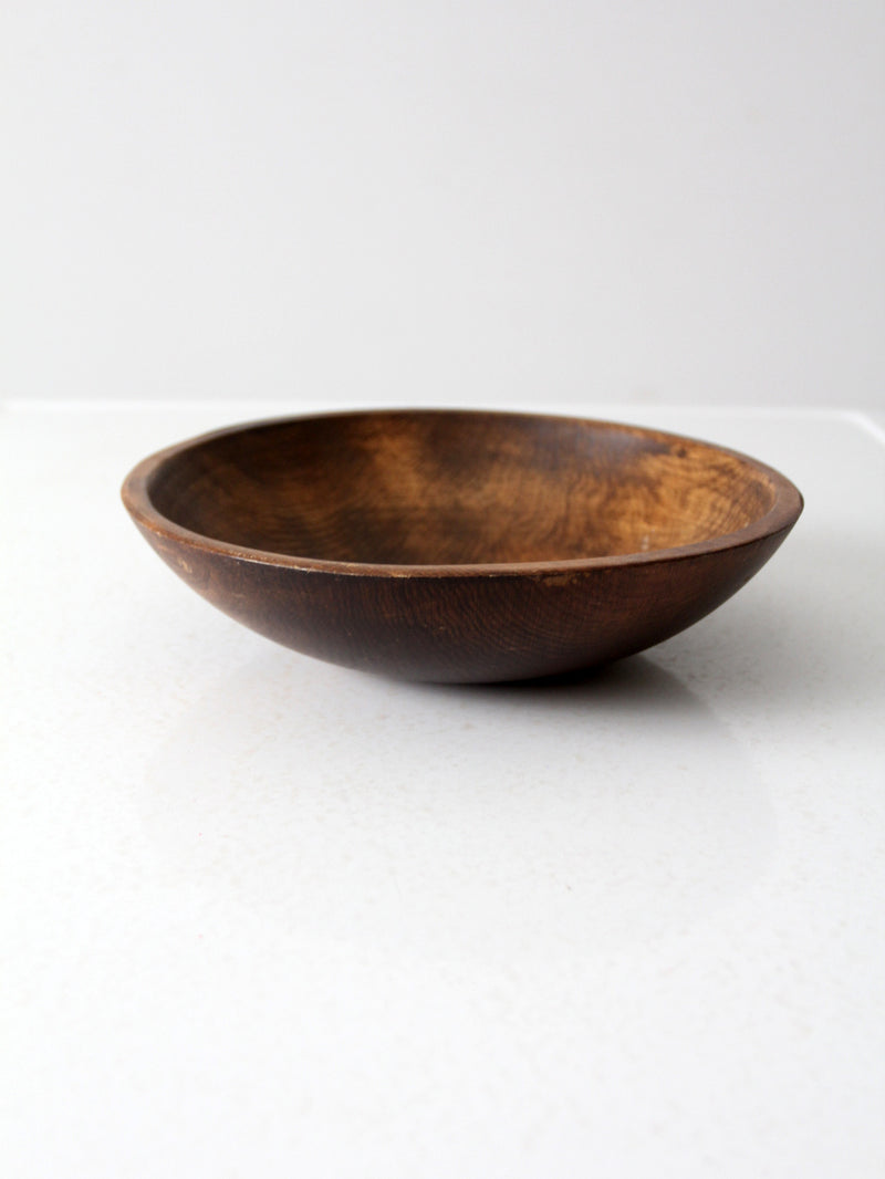 antique wood bowl