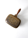 vintage brass silent butler