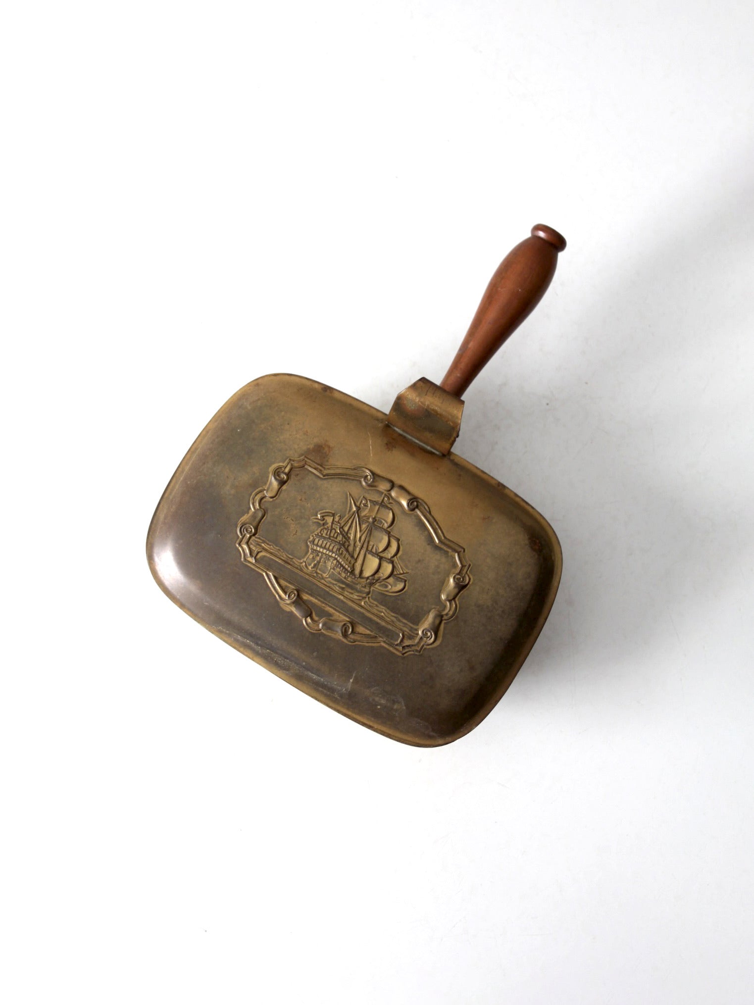 vintage brass silent butler