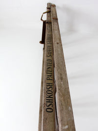 early 20th century Oshkosh Patented Safety Ladder