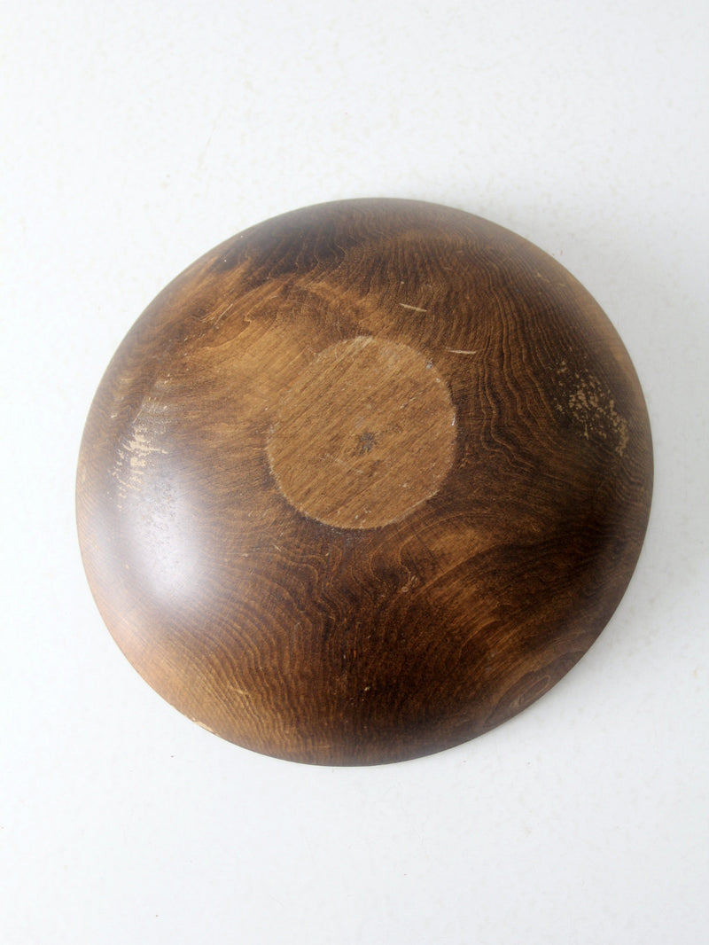 antique wood bowl